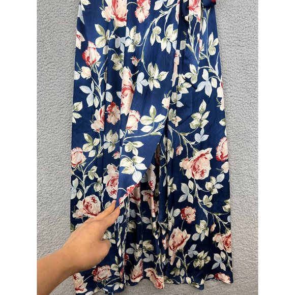 Xhilaration Maxi Strap Dress Womens M Floral - Picture 3 of 9